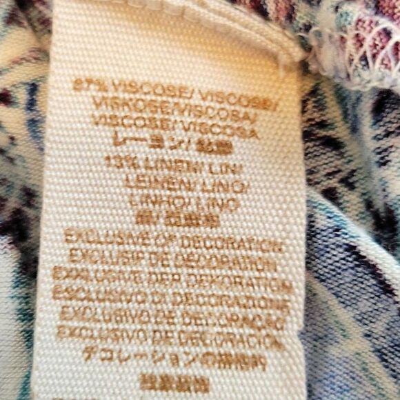 EC FREE PEOPLE NOUVEAU TULIP FRONT BOHO TOP SZ. L - Picture 7 of 8